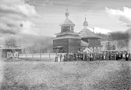 Алексеевский храм в с. Коченгском (1913 год).